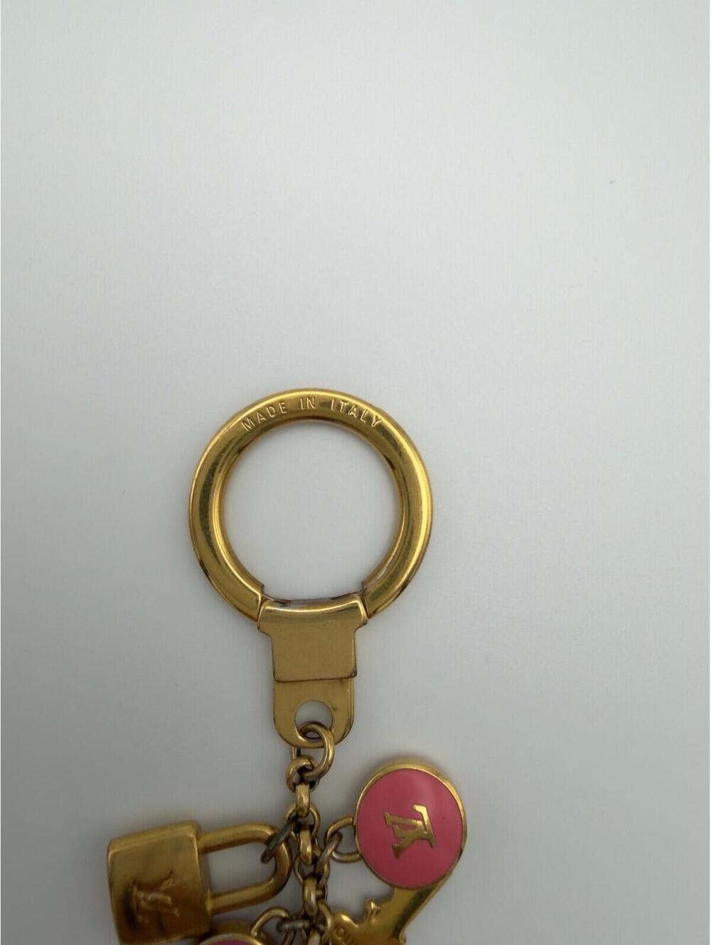 Authentic Louis Vuitton LV Multicolor Porte Cles Pastille Bag Charm Ring Holder - Picture 7 of 9
